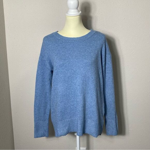 Ellen Tracy Long Sleeve Blue Pullover Crewneck Sweater Women's Size Small - Picture 13 of 16